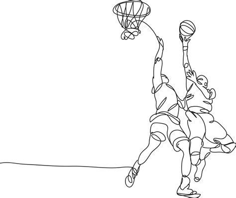 line drawing basket.